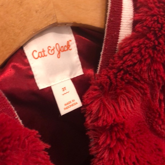 Cat & Jack Coat 3T Pink and Red - Picture 2 of 9